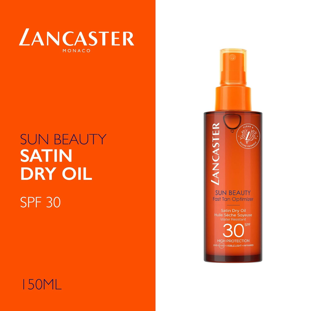 Lancaster Sun Beauty Fast Tan Optimizer Satin Dry Oil Spf30 150 - Ml